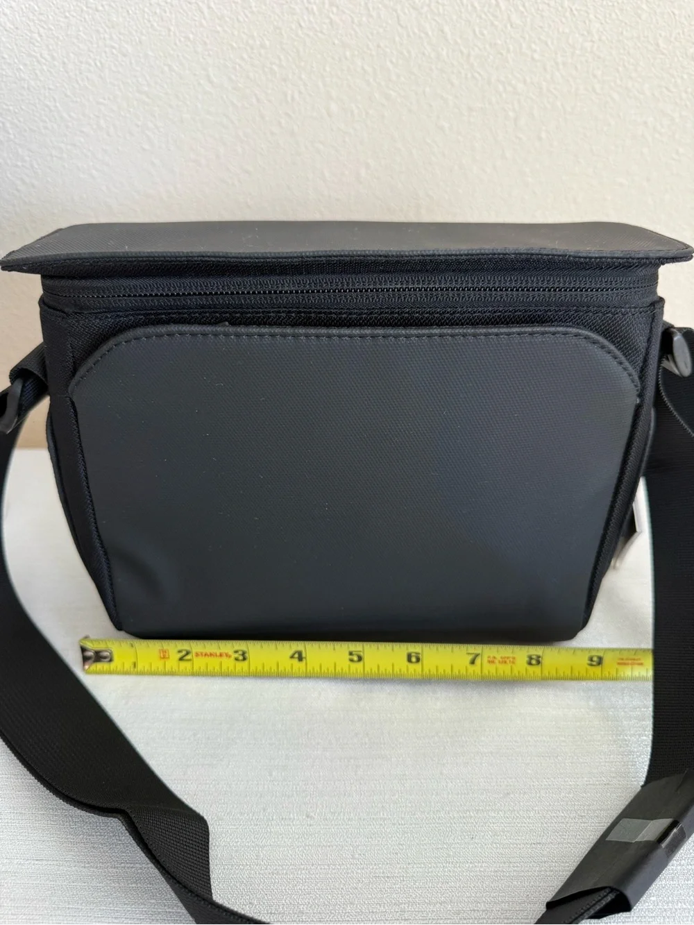 SPARK DJI Black Minimalist Messenger Tech Pouch Shoulder Bag